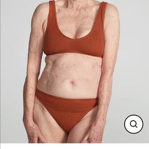 Youswim Eva Standard Waist Two-Piece Bikini Bathing Suit Swimsuit in Umber